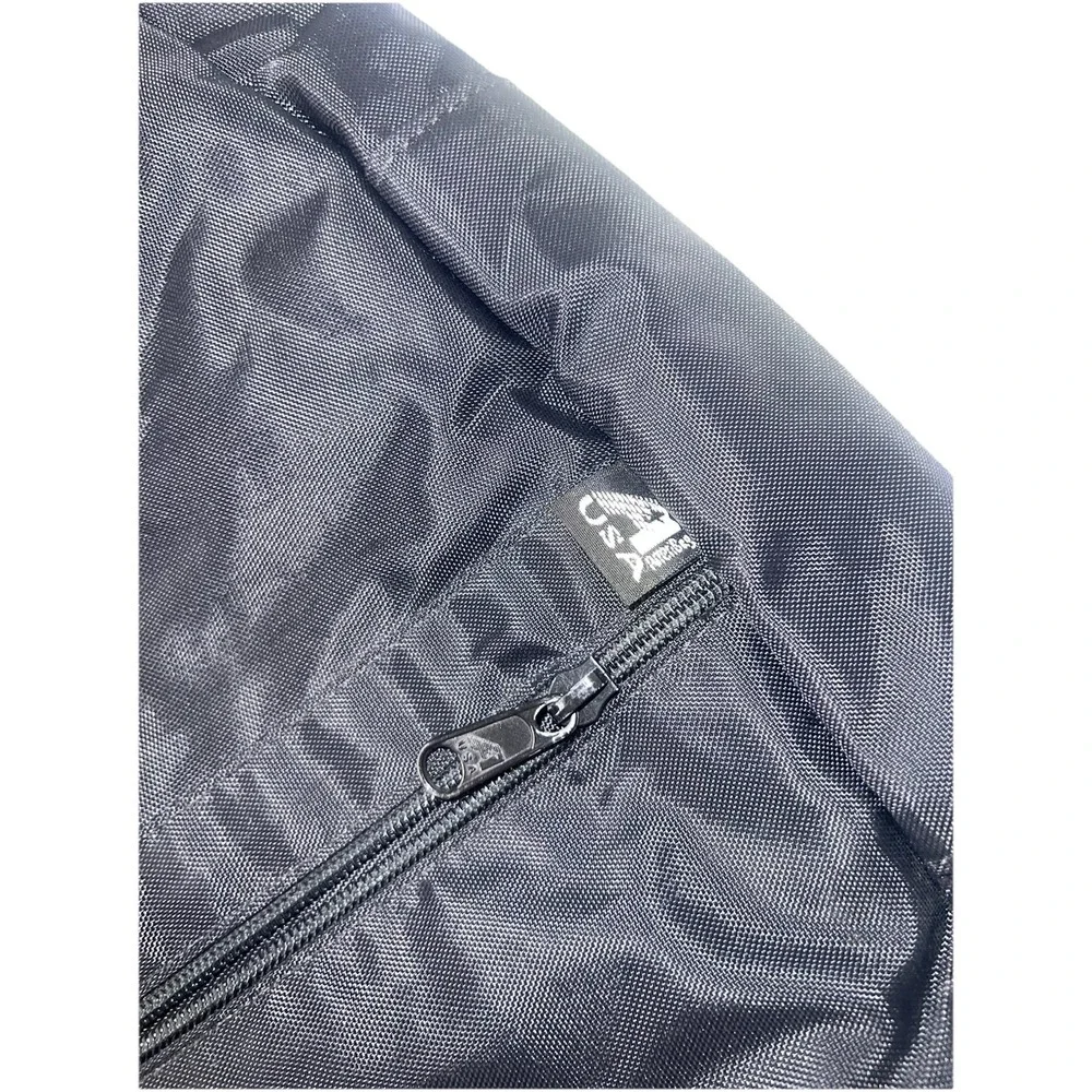 LL Bean Ameribag Healthy Back Bag Black Nylon Sling Backpack Vintage Travel Bag